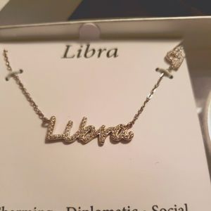 Jacmel Jewelry Libra necklace gift set with jewelry plate new